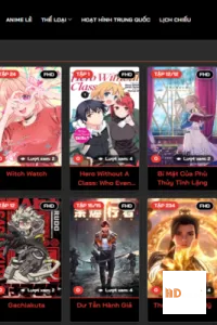 AnimeHay Thế giới Anime Vietsub chất lượng cao