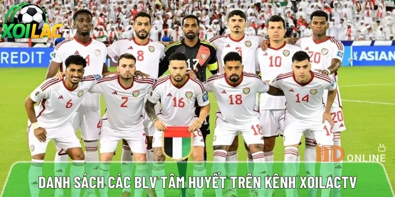 Danh sách các BLV tâm huyết trên kênh xoilac tv trực tiếp